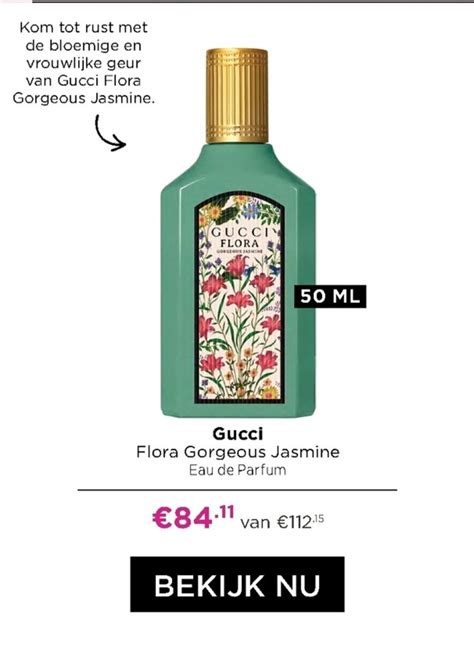 gucci flora gorgeous jasmine aanbieding